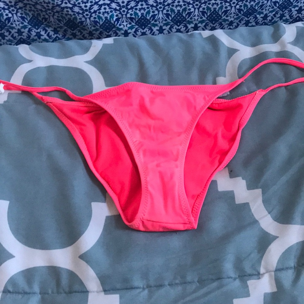 Neon pink bikini bottom